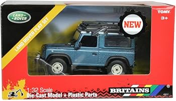 Amazon.co.jp: Britains 1:32 ランドローバー ディフェンダー ブルー